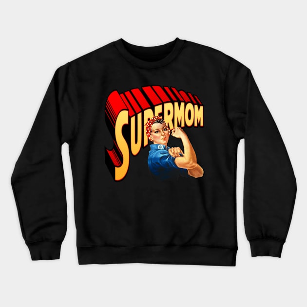 Supermom mom life mommy you are the best Crewneck Sweatshirt by Pannolinno